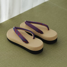 画像をギャラリービューアに読み込む, vintage kimono zori (size M)