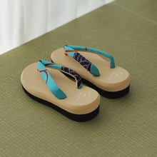 画像をギャラリービューアに読み込む, vintage kimono zori (size S)