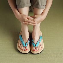 画像をギャラリービューアに読み込む, vintage kimono zori (size S)