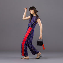 Load image into Gallery viewer, vintage kimono silk jumpsuit