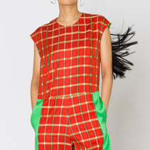 Load image into Gallery viewer, vintage kimono silk jumpsuit