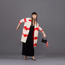 Load image into Gallery viewer, vintage kimono silk coat