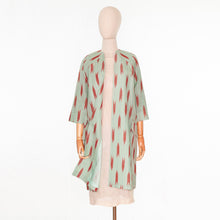 Load image into Gallery viewer, vintage kimono silk coat
