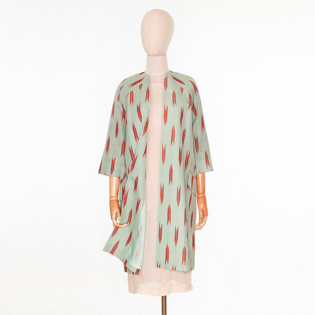vintage kimono silk coat