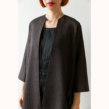 Load image into Gallery viewer, vintage kimono silk coat
