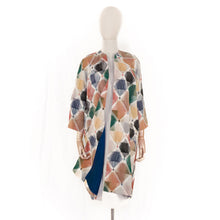 画像をギャラリービューアに読み込む, vintage kimono silk coat
