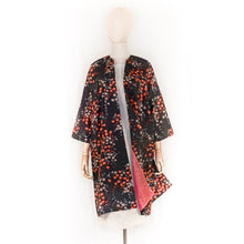 画像をギャラリービューアに読み込む, vintage kimono silk coat
