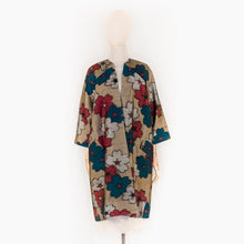 画像をギャラリービューアに読み込む, vintage kimono silk coat
