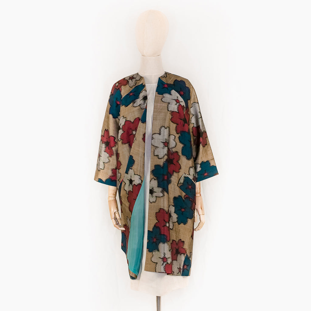 vintage kimono silk coat