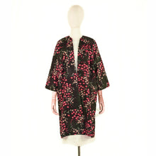 Load image into Gallery viewer, vintage kimono silk coat
