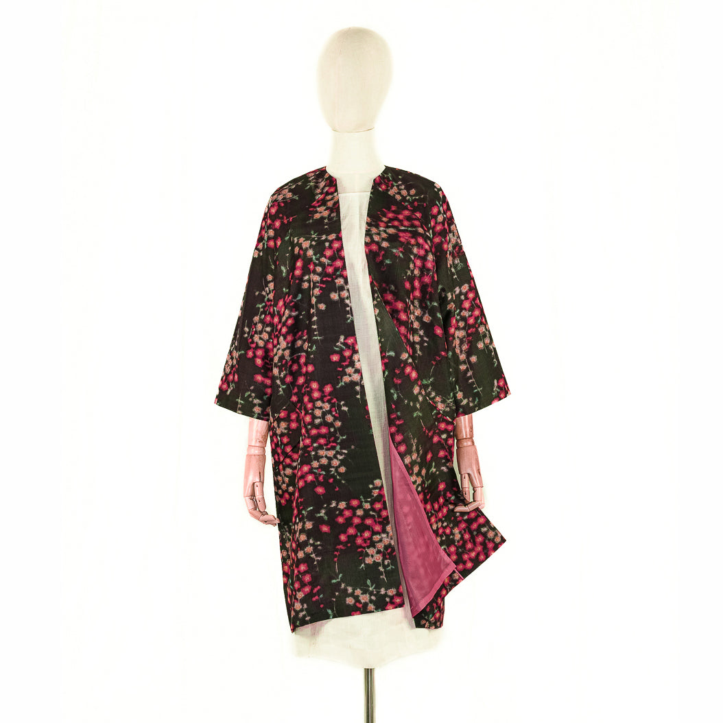 vintage kimono silk coat