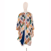 Load image into Gallery viewer, vintage kimono silk coat
