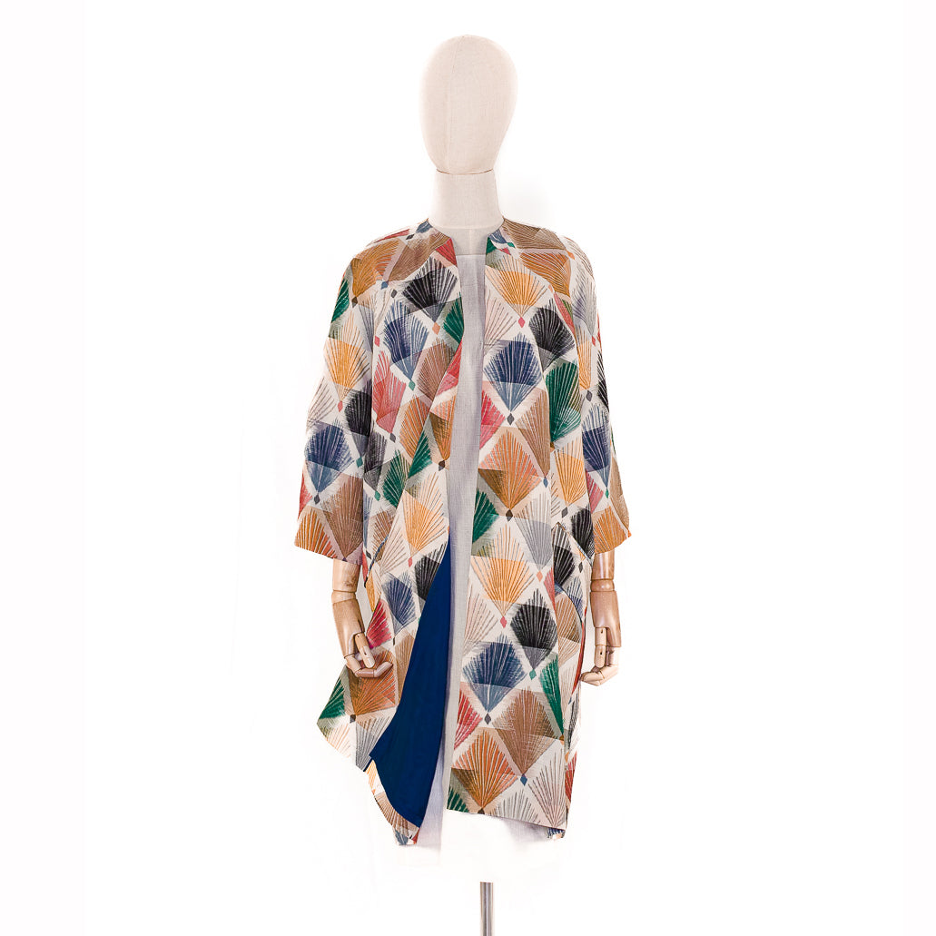 vintage kimono silk coat