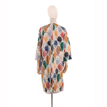 Load image into Gallery viewer, vintage kimono silk coat
