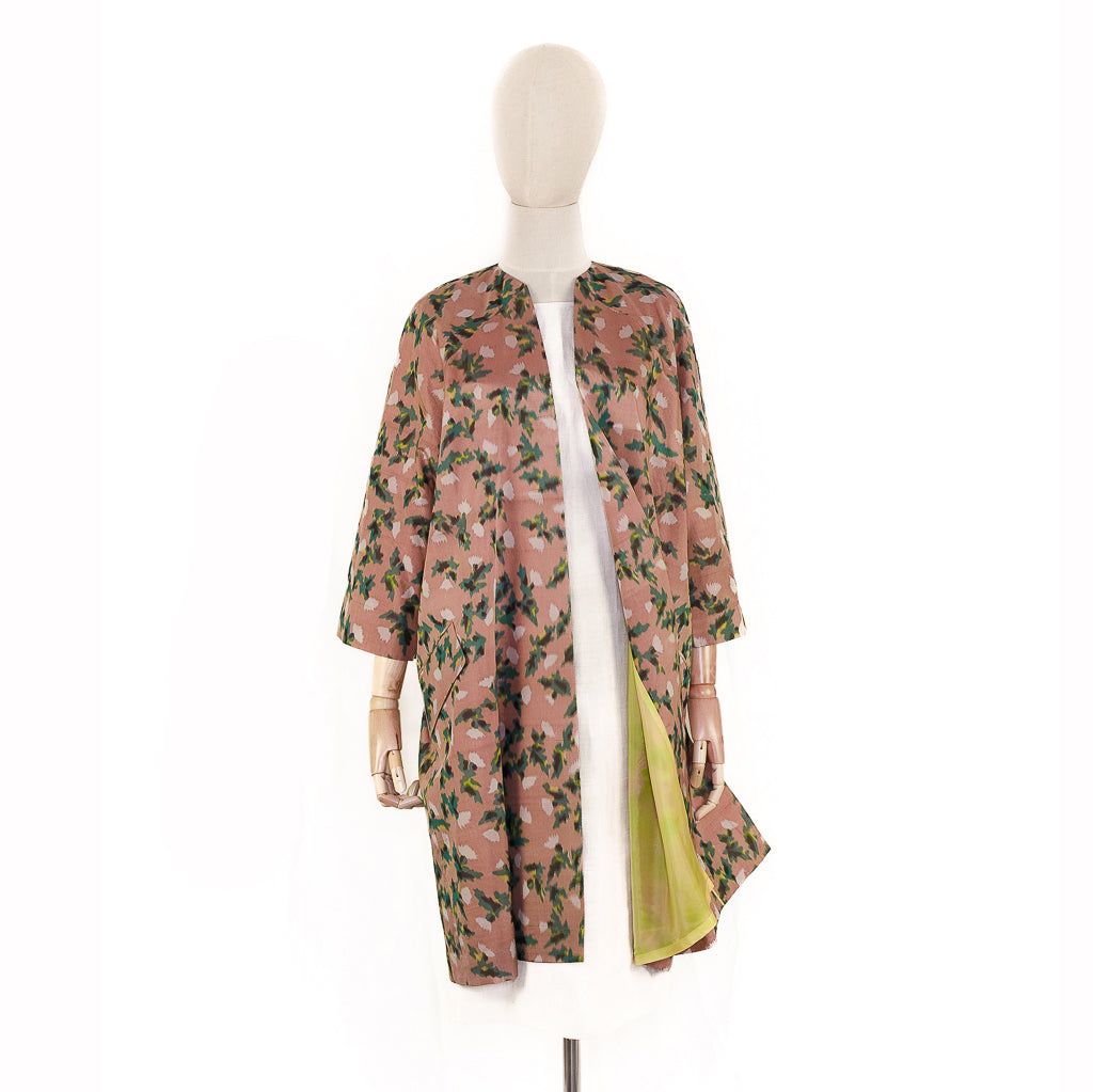 vintage kimono silk coat
