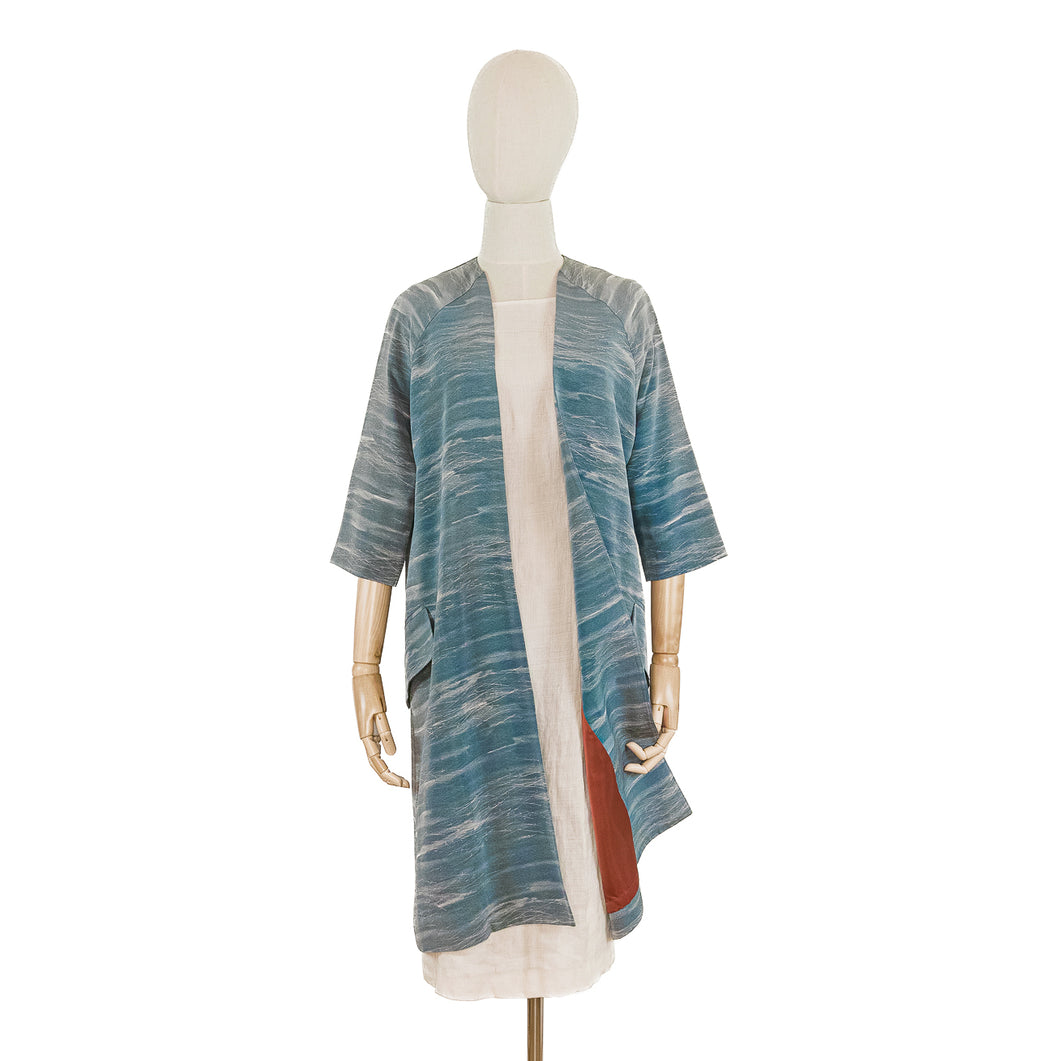 vintage kimono silk coat