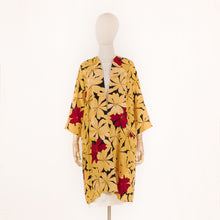 Load image into Gallery viewer, vintage kimono silk coat
