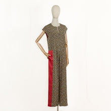 画像をギャラリービューアに読み込む, vintage kimono silk jumpsuit
