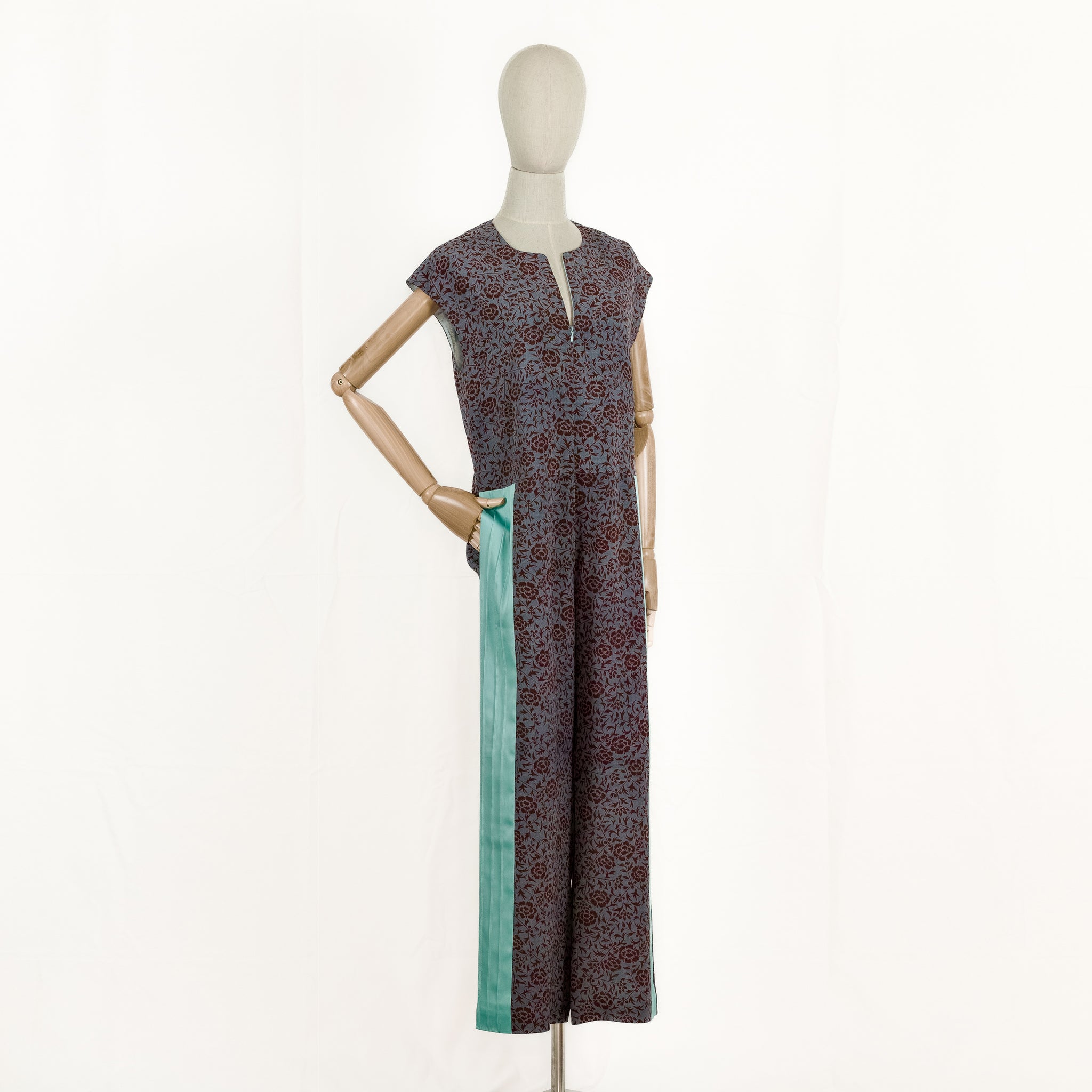 foufou クラシカルジャンプスーツ　classical jumpsuit CREDONA（クレドナ） オールインワン KNIT JUMP SUIT/ニットジャンプ