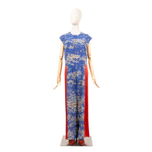 画像をギャラリービューアに読み込む, vintage kimono silk jumpsuit
