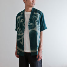 画像をギャラリービューアに読み込む, vintage kimono silk shirt
