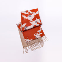 Load image into Gallery viewer, vintage kimono cashmere scarf

