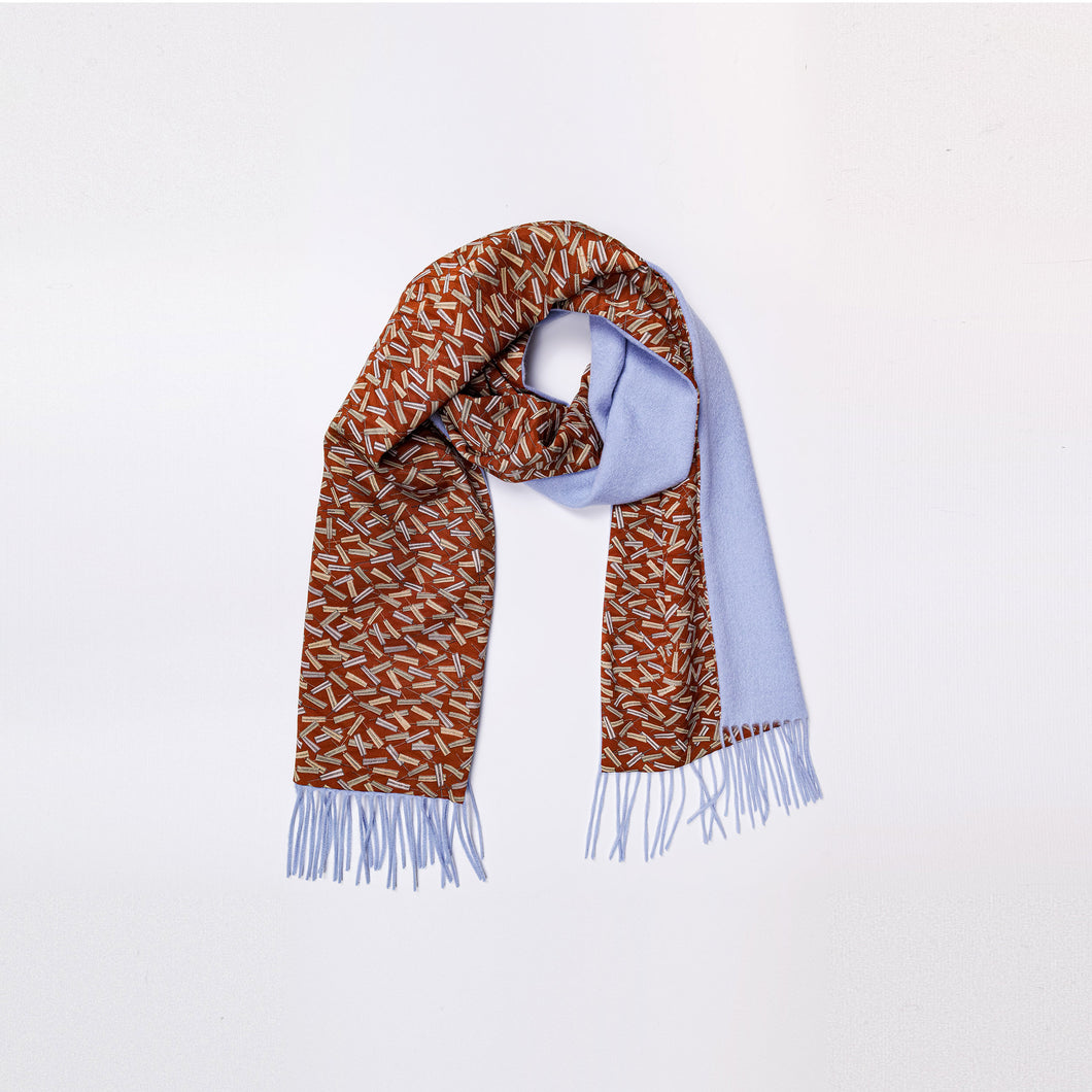 vintage kimono cashmere scarf