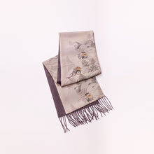 Load image into Gallery viewer, vintage kimono cashmere scarf
