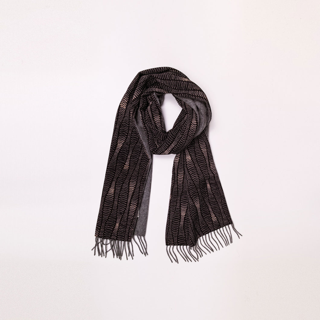 vintage kimono cashmere scarf
