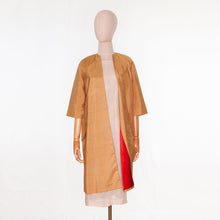 Load image into Gallery viewer, vintage kimono silk coat
