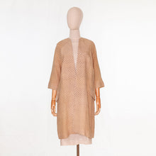 Load image into Gallery viewer, vintage kimono silk coat
