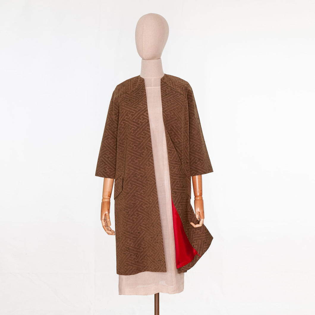 vintage kimono silk coat