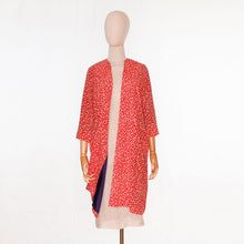 画像をギャラリービューアに読み込む, vintage kimono silk coat
