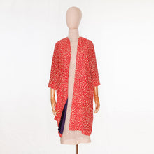 Load image into Gallery viewer, vintage kimono silk coat
