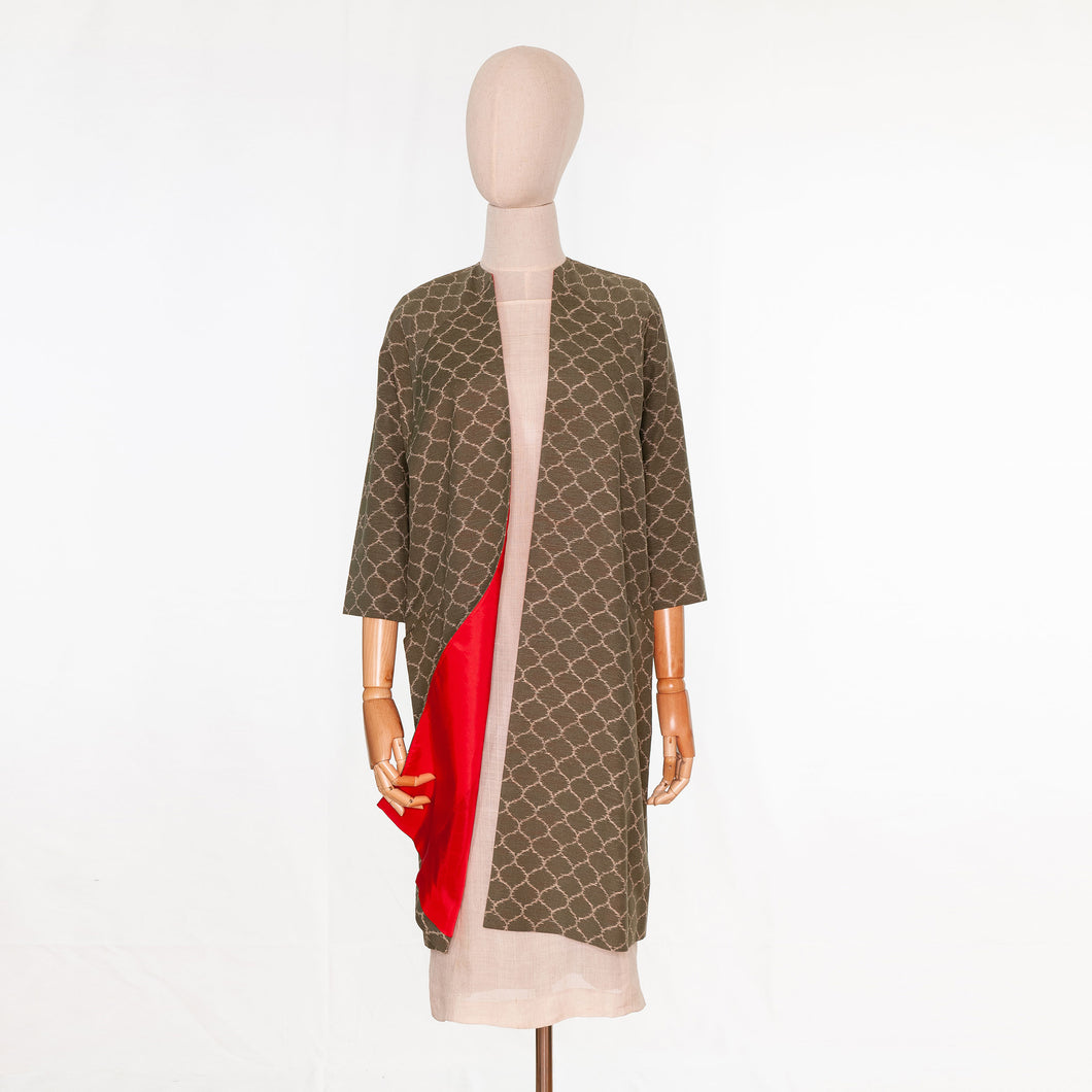 vintage kimono silk coat