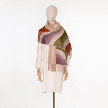 画像をギャラリービューアに読み込む, vintage kimono cashmere shawl
