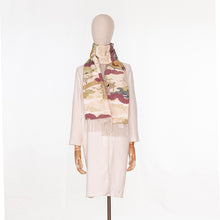 画像をギャラリービューアに読み込む, vintage kimono cashmere scarf
