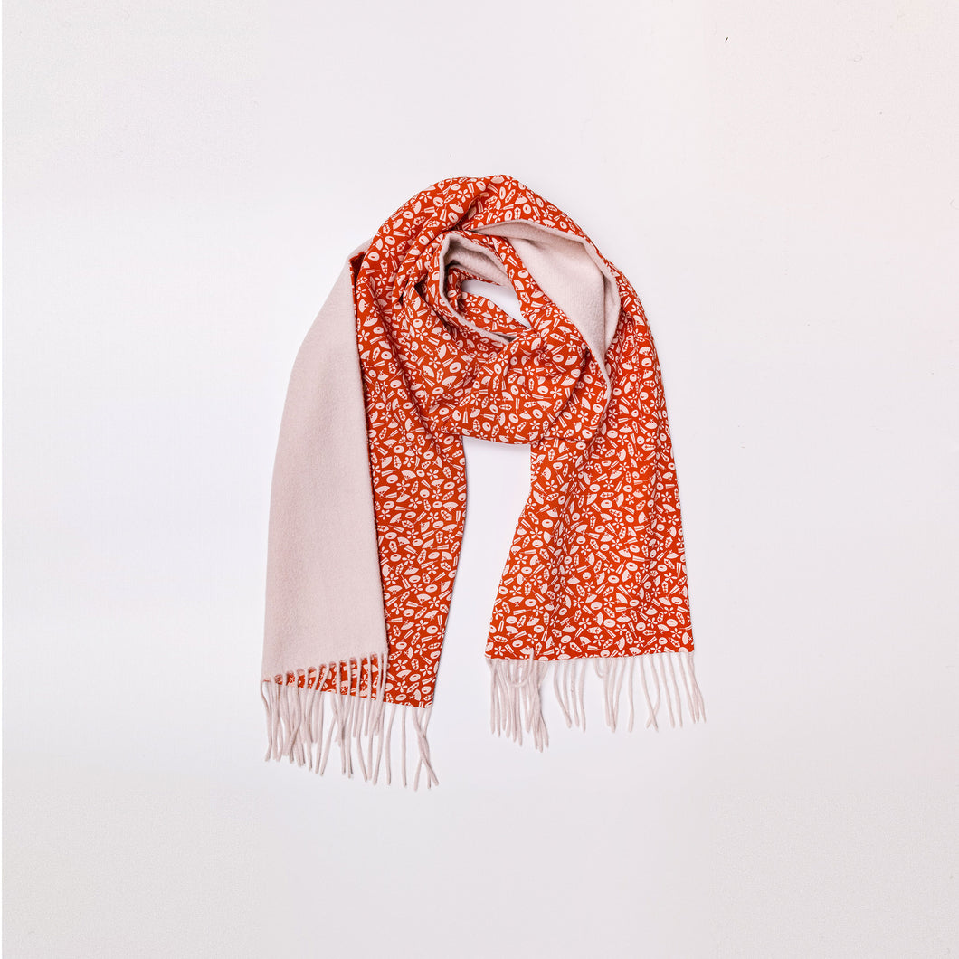 vintage kimono cashmere scarf
