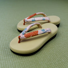 Load image into Gallery viewer, Vintage Kimono Zori Sandal
