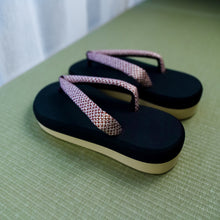 Load image into Gallery viewer, Vintage Kimono Zori Sandal
