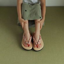画像をギャラリービューアに読み込む, vintage kimono zori (kids M)
