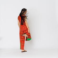 画像をギャラリービューアに読み込む, vintage kimono silk jumpsuit
