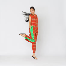画像をギャラリービューアに読み込む, vintage kimono silk jumpsuit
