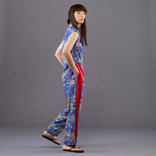 画像をギャラリービューアに読み込む, vintage kimono silk jumpsuit
